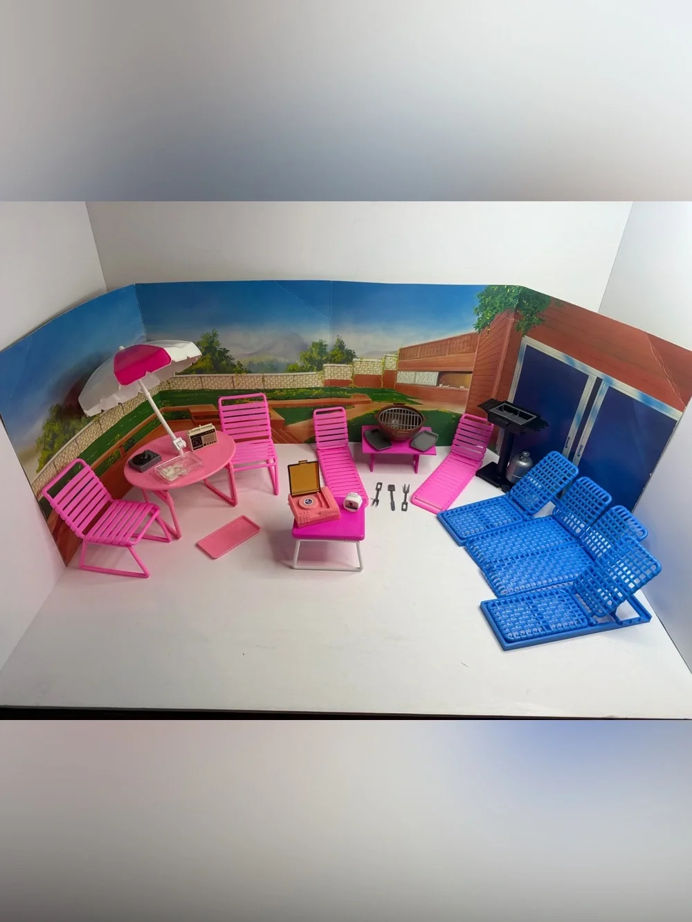 Vintage 1980s Barbie Pool, Patio & Water Sports Mega Lot LOOK AT ALL PICS